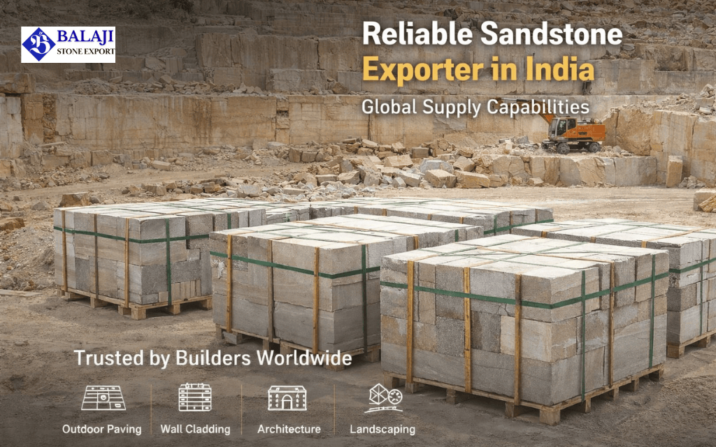 Reliable Sandstone Exporter in India with Global Supply Capabilities