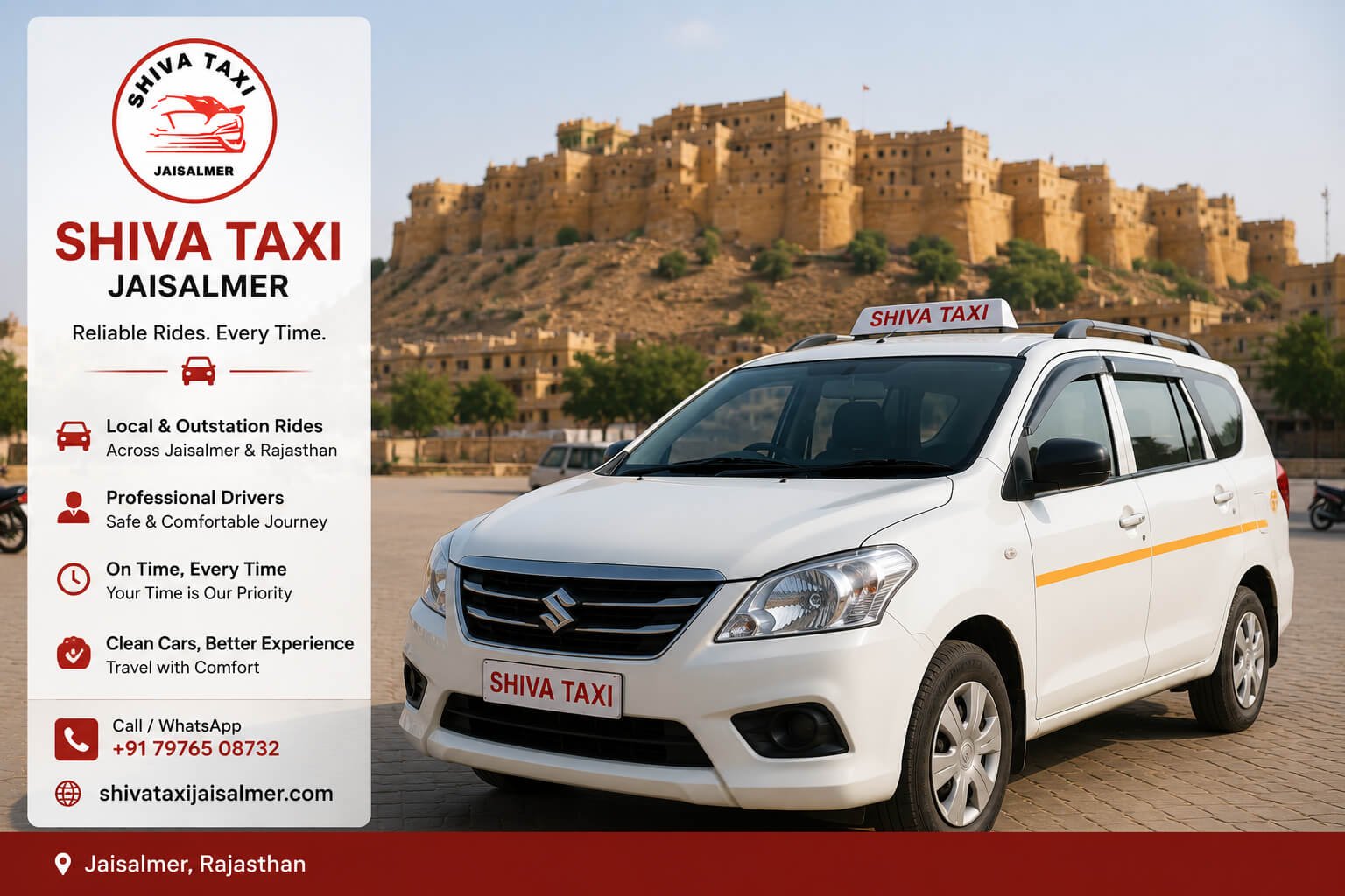 Shiva Taxi Jaisalmer – Best Taxi Service in Jaisalmer, Rajasthan for Sightseeing, Tours & Outstation Travel